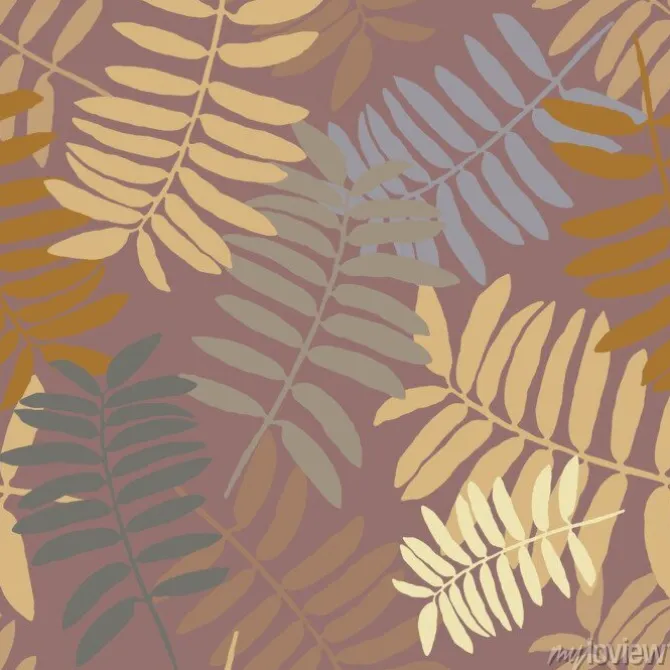 Tapeta: Tropikalny wzór z egzotycznych liści palmowych. hawajski styl.