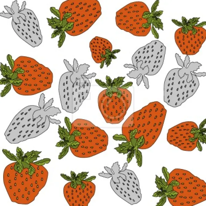 Tapeta: Truskawki czerwony