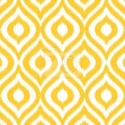 Tapeta: Żółty ogee damask