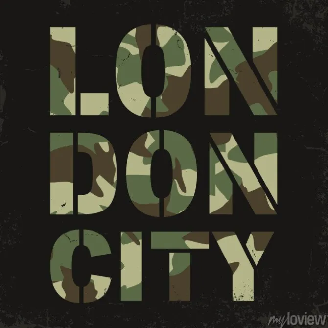 Tapeta: Typografia kamuflażu dla wydruku t-shirtów.