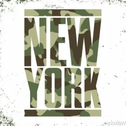 Tapeta: Typografia kamuflażu dla wydruku t-shirtów. nowy jork, varsity,