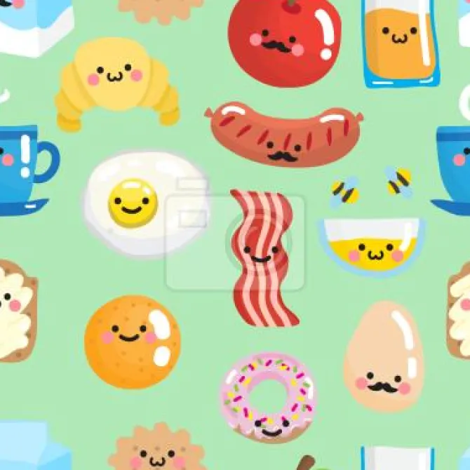 Tapeta: Uśmiechnięte śniadanie