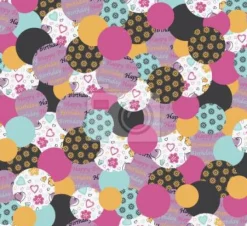 Tapeta: Urodziny przypinki różowe