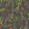 Tapeta: Vector seamless pattern with hand drawn christmas plants