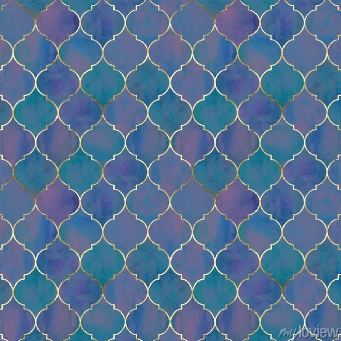 Tapeta: Vintage decorative grunge indian, moroccan seamless pattern
