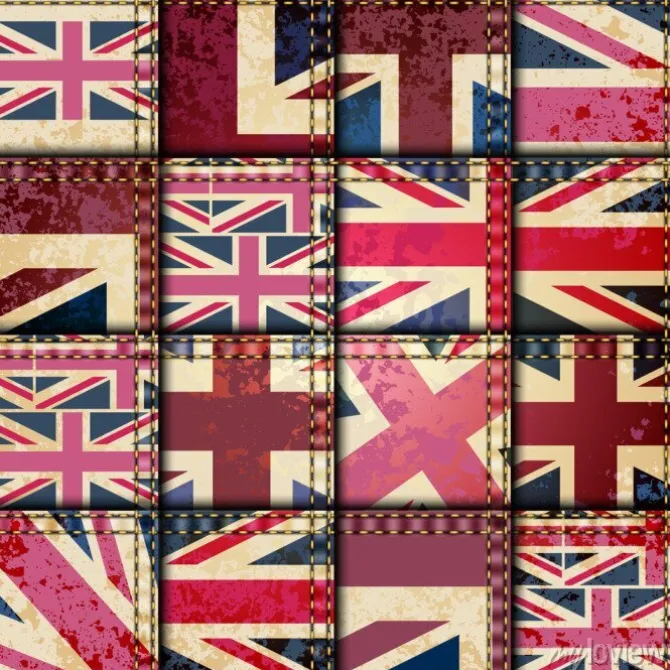 Tapeta: Vintage wzór london