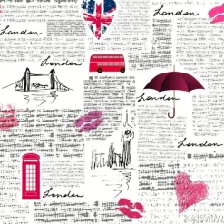 Tapeta: Vintage wzór london