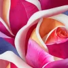 Tapeta: Watercolor seamless pattern with rose, tulip ,lily flowers. watercolor