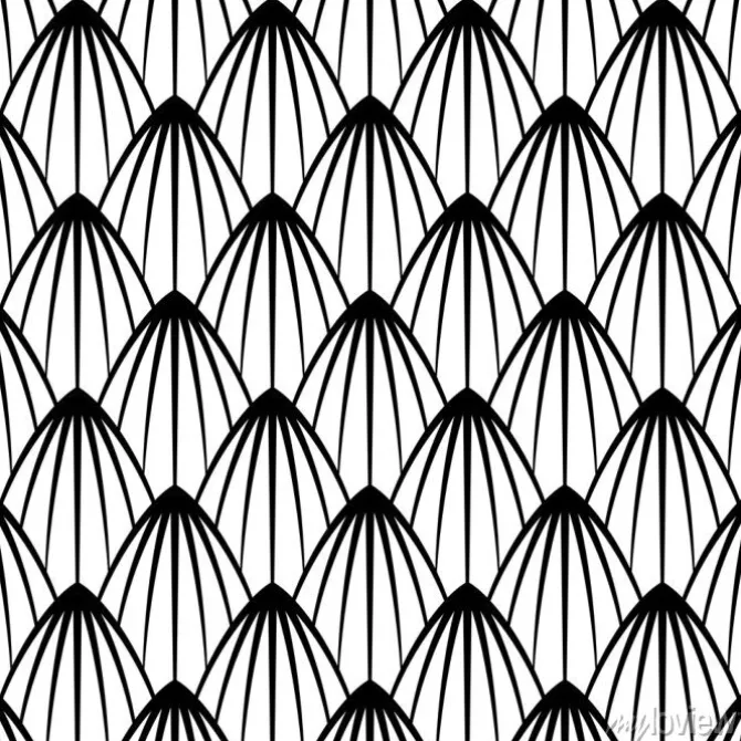 Tapeta: Wektorowa bezszwowa tekstura. nowoczesne geometryczne tło. monochromatyczny