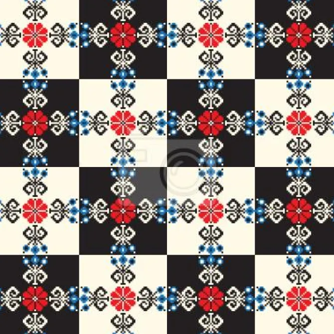 Tapeta: Węgierski szachownica