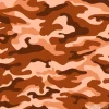 Tapeta: Wojskowy wzór kamuflażu bez szwu, pomarańczowy kolor brązowy.