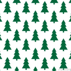 Tapeta: Wzór choinek. ilustracji wektorowych