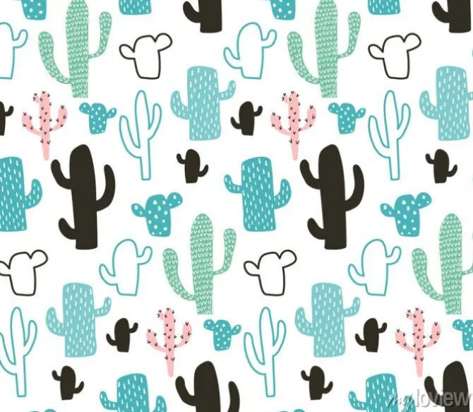 Tapeta: Wzór kaktusa