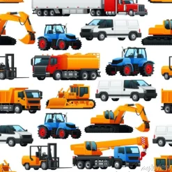 Tapeta: Wzór maszyny pojazdów przemysłowych