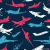 Tapeta: Wzór z kolorowych samolotów