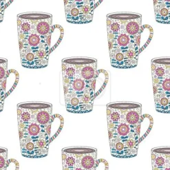 Tapeta: Zdobny puchar kawy