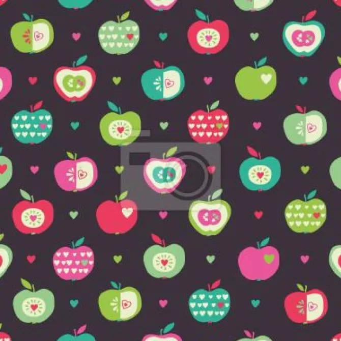 Tapeta: Zdrowe jabłka