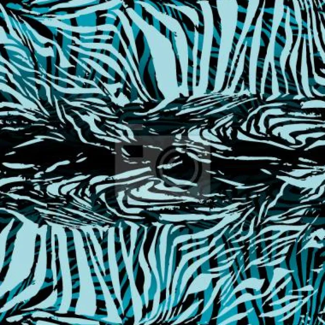 Tapeta: Zebrafur niebieski