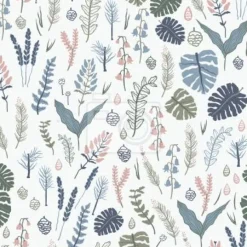 Tapeta: Zielone i niebieskie liście egzotyczne